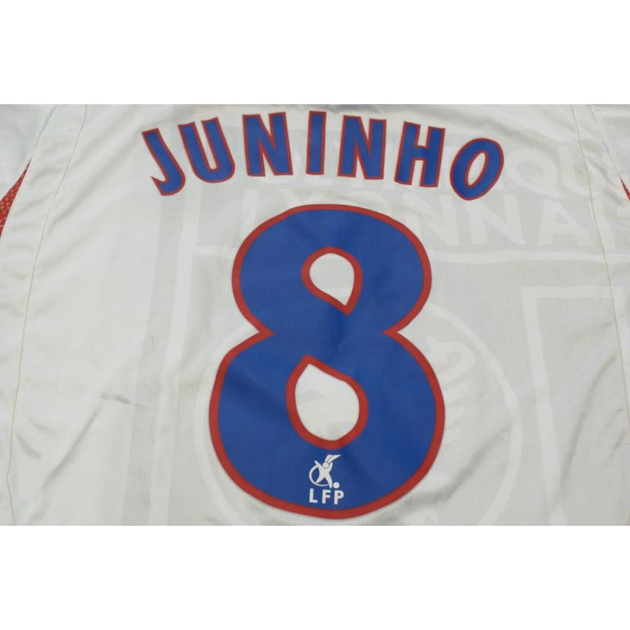 Maillot de football retro domicile Olympique Lyonnais N°8 JUNINHO 2006-2007 - Umbro - Olympique Lyonnais