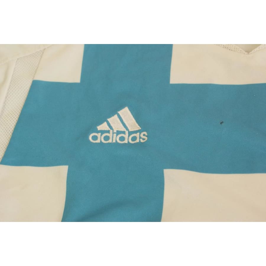 Maillot de football rétro domicile Olympique de Marseille N°3 Lizarazu 2004-2005 - Adidas - Olympique de Marseille