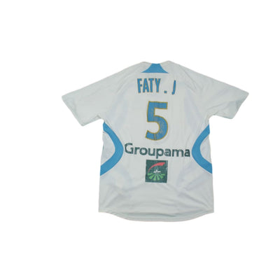 Maillot de football rétro domicile Olympique de Marseille N°5 FATY.J 2007-2008 - Adidas - Olympique de Marseille