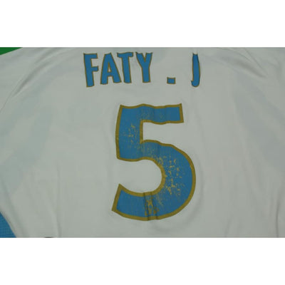 Maillot de football rétro domicile Olympique de Marseille N°5 FATY.J 2007-2008 - Adidas - Olympique de Marseille