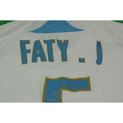 Maillot de football rétro domicile Olympique de Marseille N°5 FATY.J 2007-2008 - Adidas - Olympique de Marseille