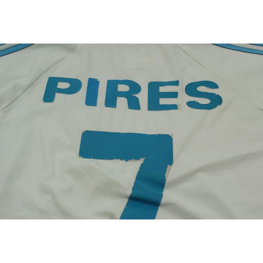 Maillot de football rétro domicile Olympique de Marseille N°7 PIRES 1998-1999 - Adidas - Olympique de Marseille