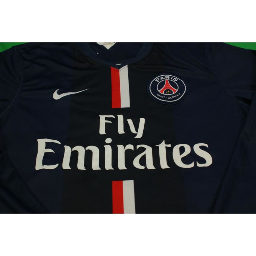 Maillot de football rétro domicile Paris Saint-Germain N°28 BAHEBECK 2014-2015 - Nike - Paris Saint-Germain