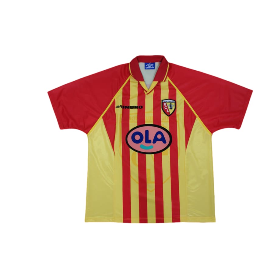 Maillot de football rétro domicile RC Lens N°11 VAIRELLES 1998-1999 - Umbro - RC Lens