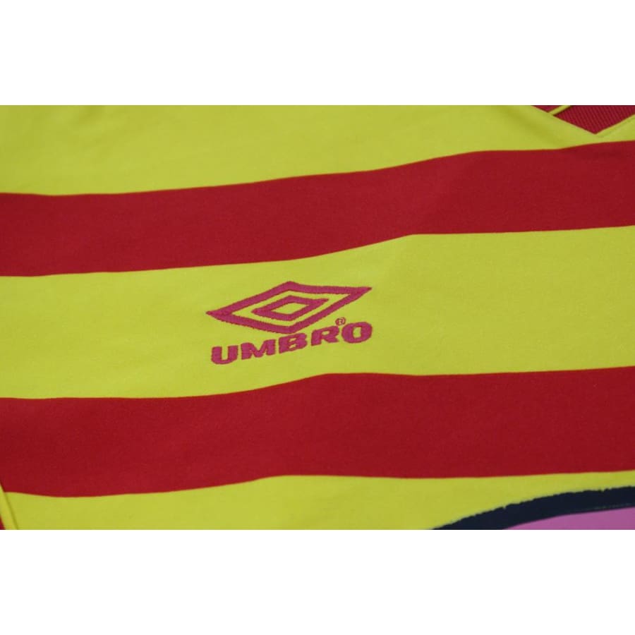 Maillot de football rétro domicile RC Lens N°9 MATHIEU 2000-2001 - Umbro - RC Lens