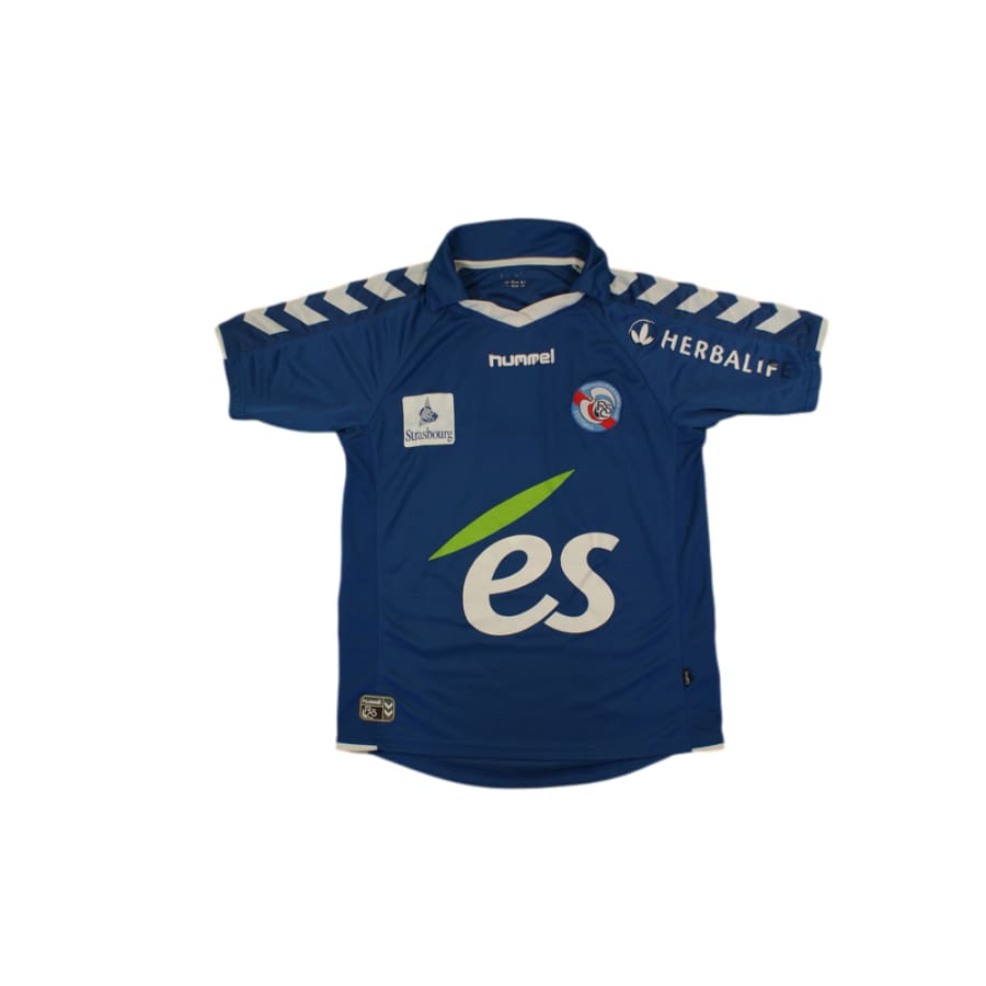 Maillot de football rétro domicile RC Strasbourg Alsace 2009-2010 - Hummel - RC Strasbourg Alsace