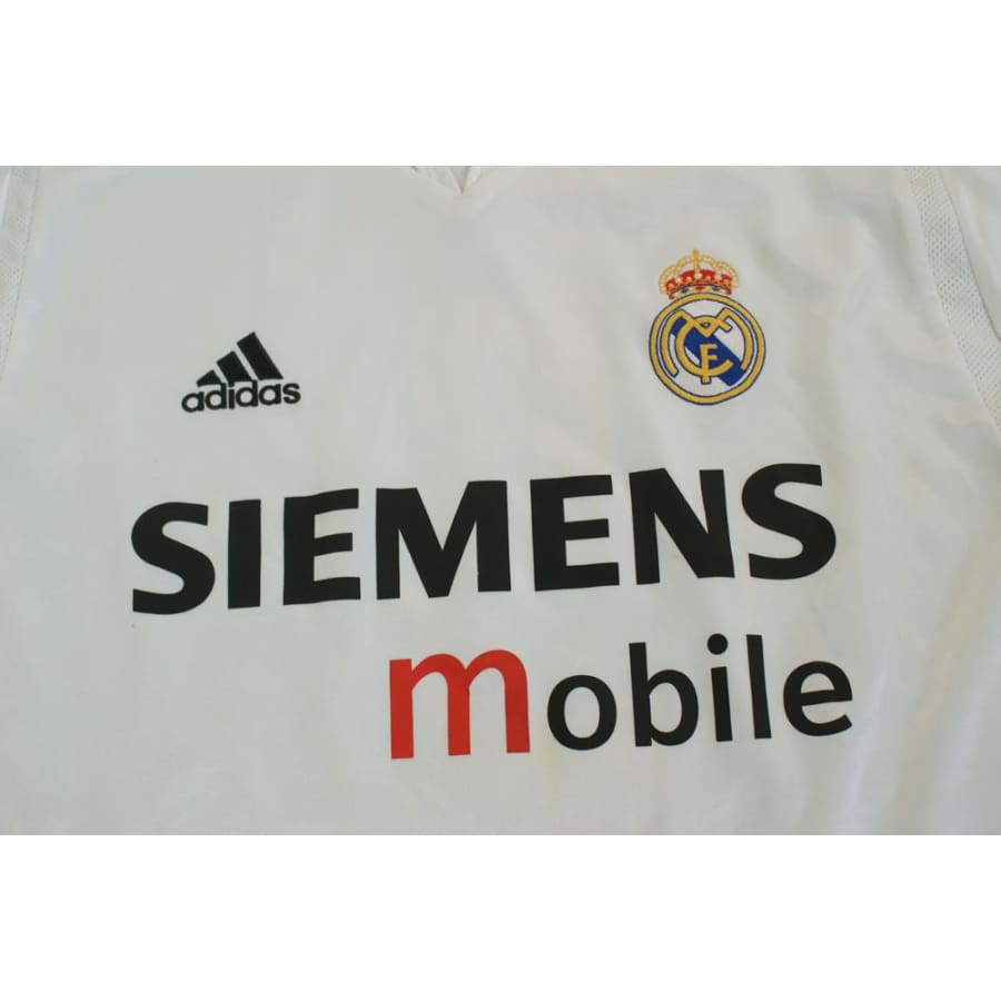 Maillot de football rétro domicile Real Madrid CF N°5 ZIDANE 2004-2005 - Adidas - Real Madrid