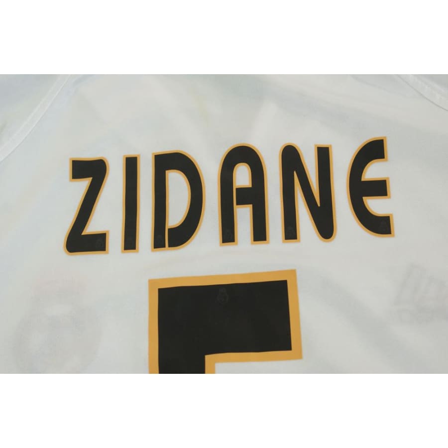 Maillot de football rétro domicile Real Madrid CF N°5 ZIDANE 2004-2005 - Adidas - Real Madrid