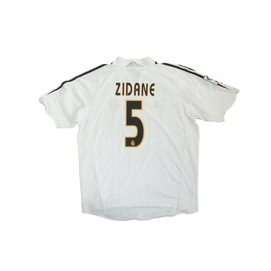 Maillot de football rétro domicile Real Madrid CF N°5 ZIDANE 2004-2005 - Adidas - Real Madrid