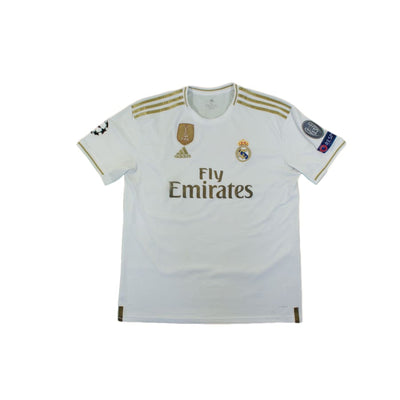 Maillot de football rétro domicile Real Madrid CF N°7 HAZARD 2019-2020 - Adidas - Real Madrid