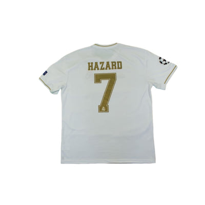 Maillot de football rétro domicile Real Madrid CF N°7 HAZARD 2019-2020 - Adidas - Real Madrid