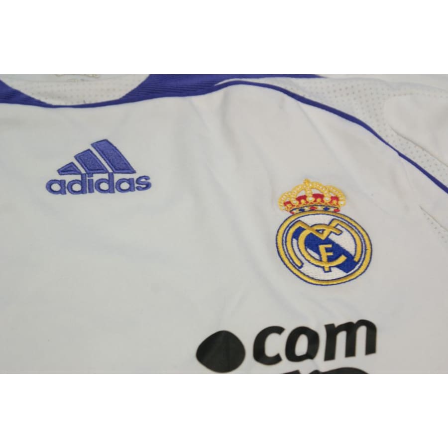 Maillot de football rétro domicile Real Madrid CF N°8 KAKA 2007-2008 - Adidas - Real Madrid
