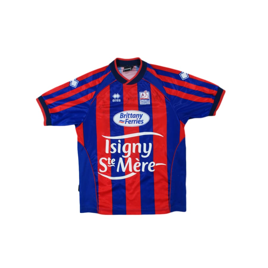 Maillot de football rétro domicile signé Stade Malherbe de Caen N°7 Deroin 2004-2005 - ERREA - SM Caen