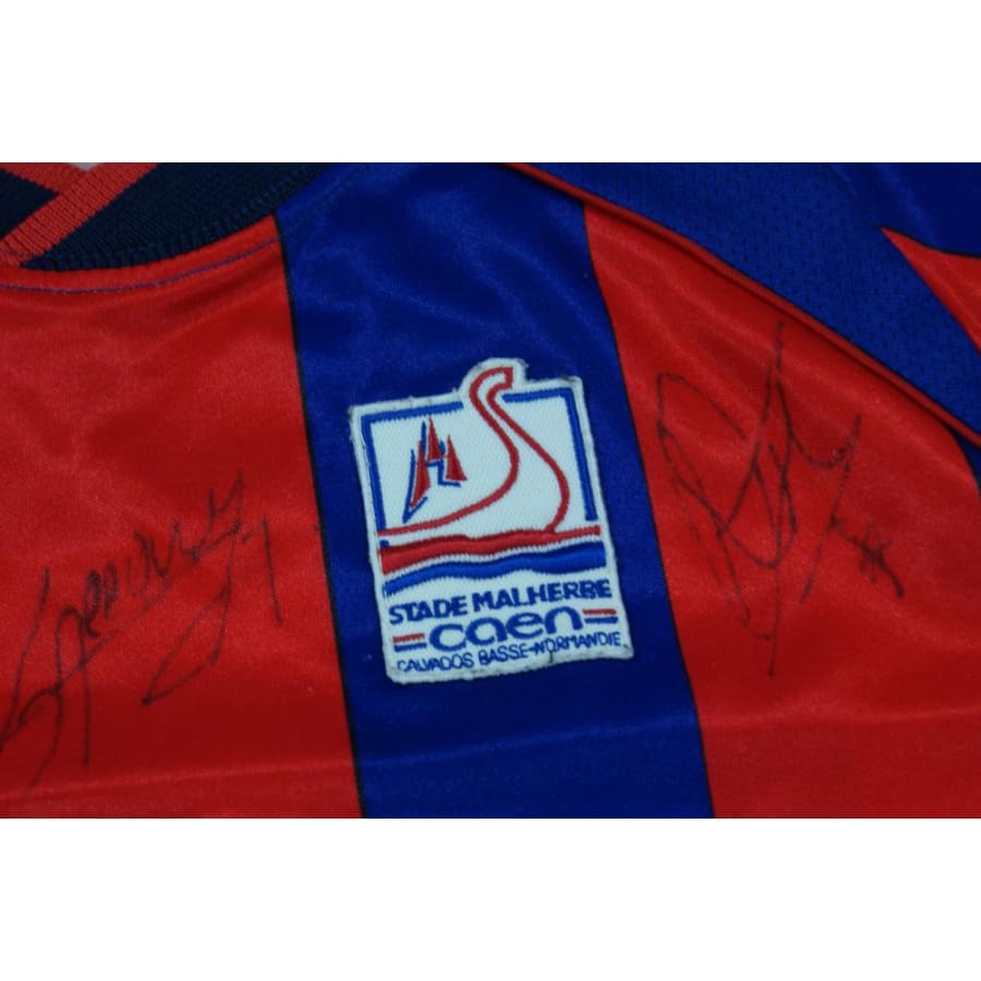 Maillot de football rétro domicile signé Stade Malherbe de Caen N°7 Deroin 2004-2005 - ERREA - SM Caen