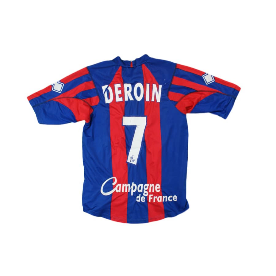 Maillot de football rétro domicile Stade Malherbe de Caen N°7 DEROIN 2006-2007 - ERREA - SM Caen