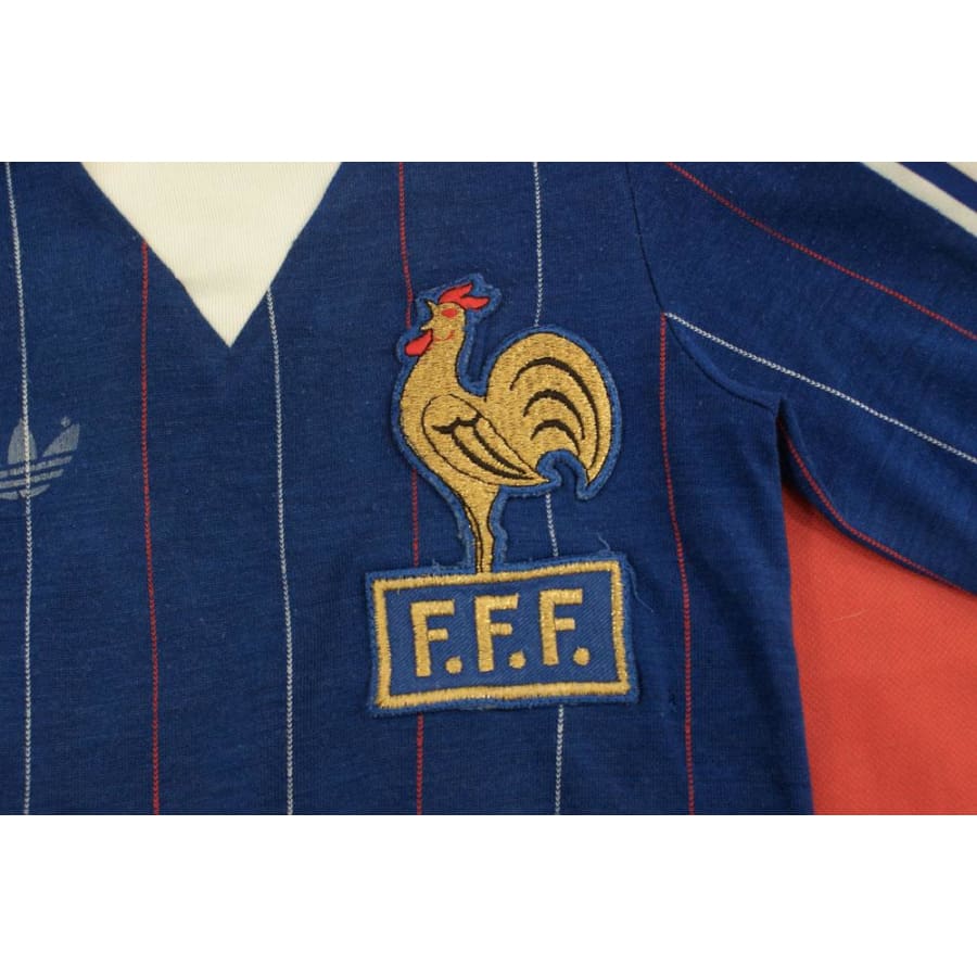 Maillot de football retro enfant Equipe de France 1982-1983 - Adidas - Equipe de France