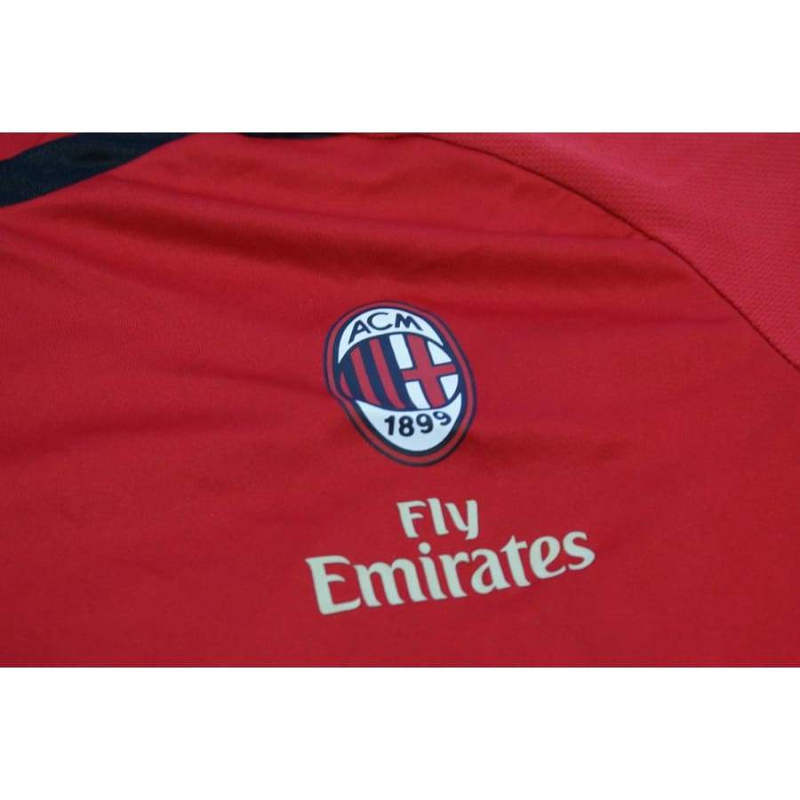 Maillot de football rétro entraînement enfant Milan AC 2010-2011 - Adidas - Milan AC