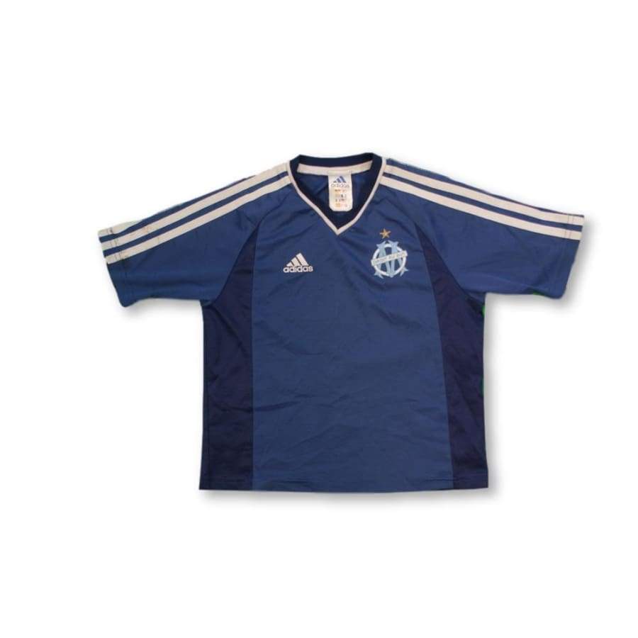 Maillot de football rétro entraînement enfant Olympique de Marseille années 2000 - Adidas - Olympique de Marseille