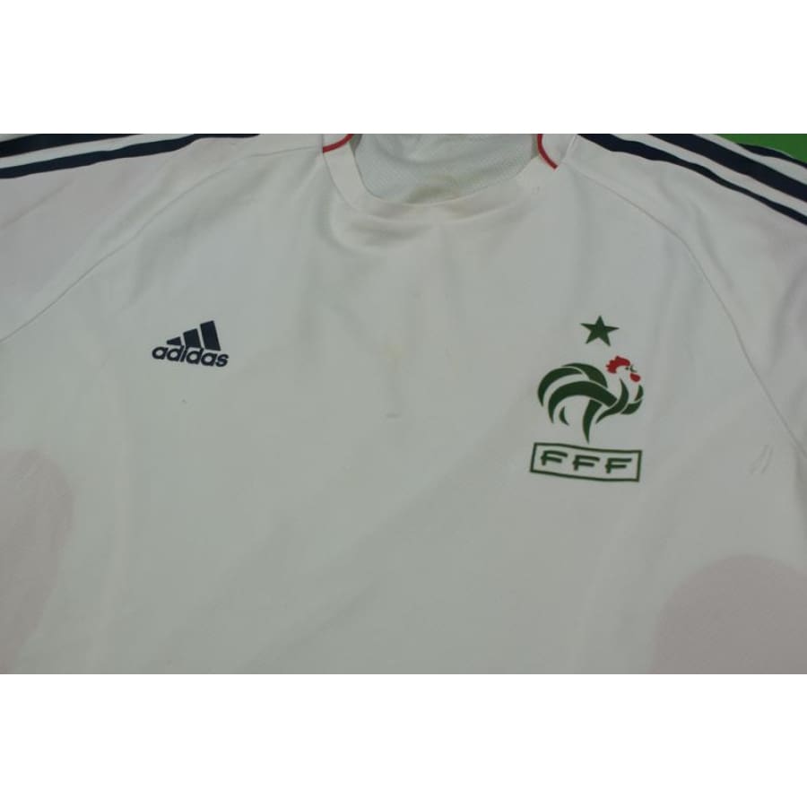 Maillot de football retro Entrainement Equipe de France 2008-2009 - Adidas - Equipe de France