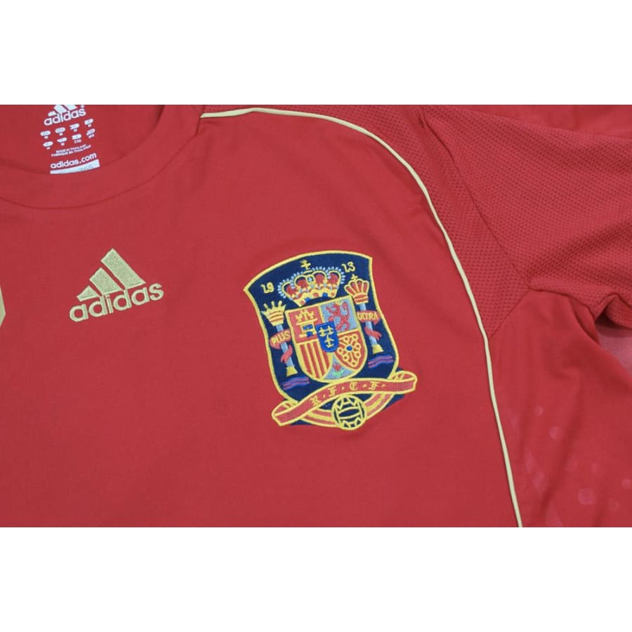Maillot de football retro équipe dEspagne N°17 PEREZ 2008-2009 - Adidas - Espagne