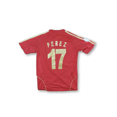 Maillot de football retro équipe dEspagne N°17 PEREZ 2008-2009 - Adidas - Espagne