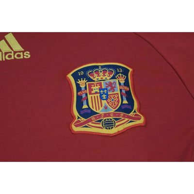 Maillot de football retro équipe dEspagne N°4 RAOUL 2009-2010 - Adidas - Espagne