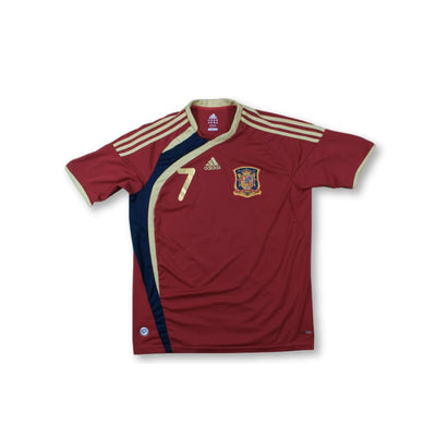 Maillot de football retro Equipe dEspagne N°7 MARAVILLA 2009-2010 - Adidas - Espagne