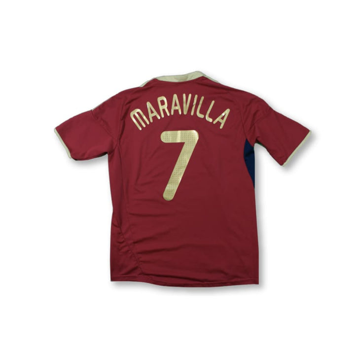 Maillot de football retro Equipe d'Espagne N°7 MARAVILLA