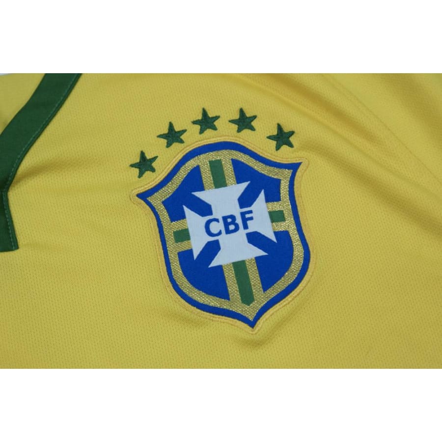 Maillot de football retro Equipe du Brésil 2014-2015 - Nike - Brésil