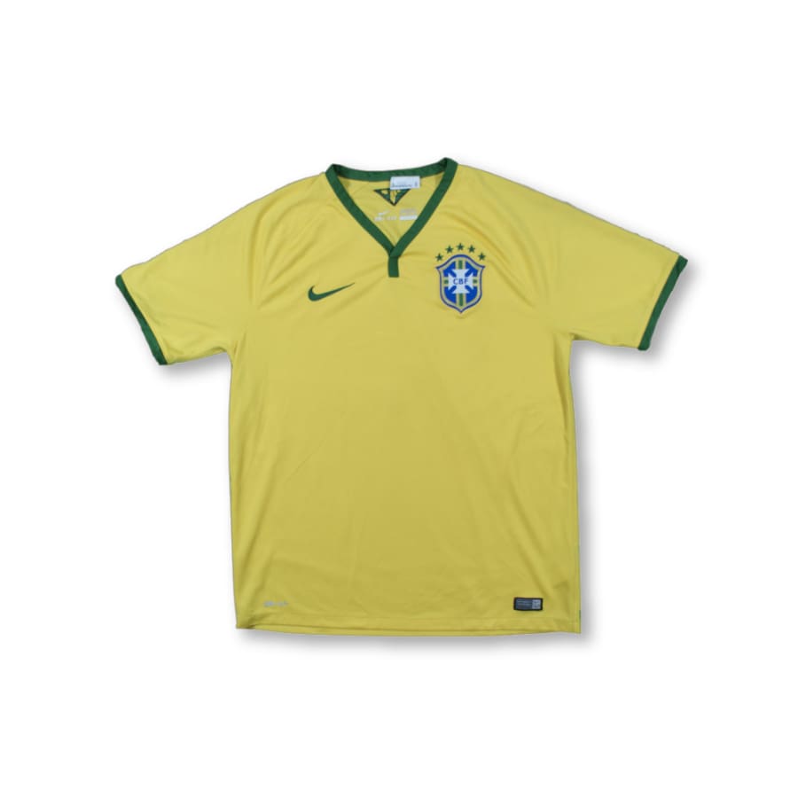 Maillot de football retro Equipe du Brésil 2014-2015 - Nike - Brésil