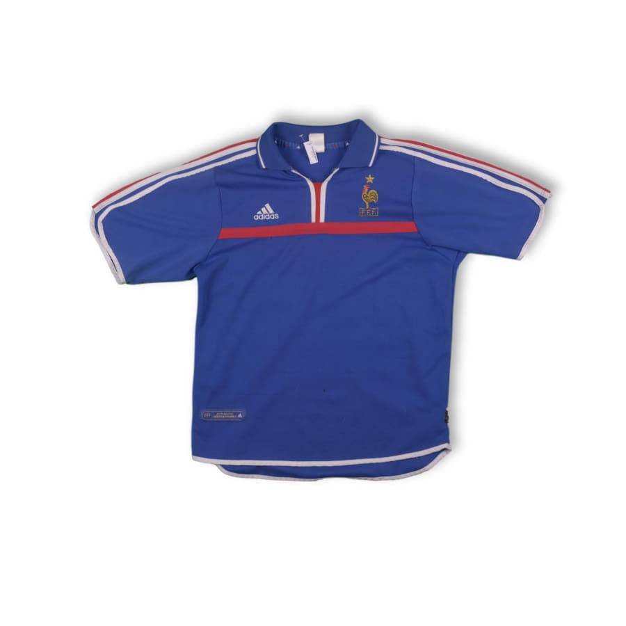 Maillot de football retro Equipe de France 2000-2001 - Adidas - Equipe de France