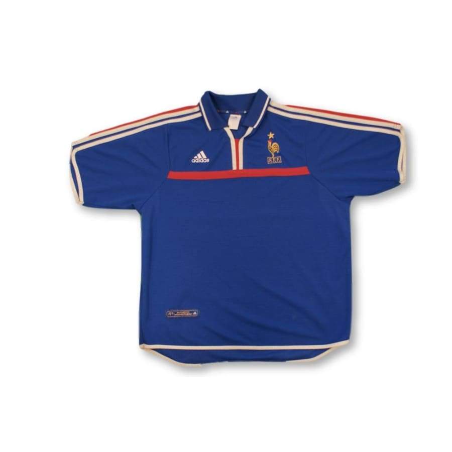 Maillot de football retro Equipe de France 2000-2001 - Adidas - Equipe de France