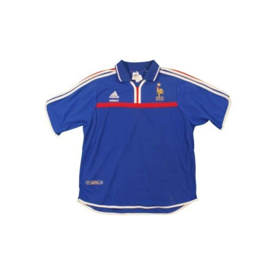 Maillot de football retro équipe de France 2000-2001 - Adidas - Equipe de France