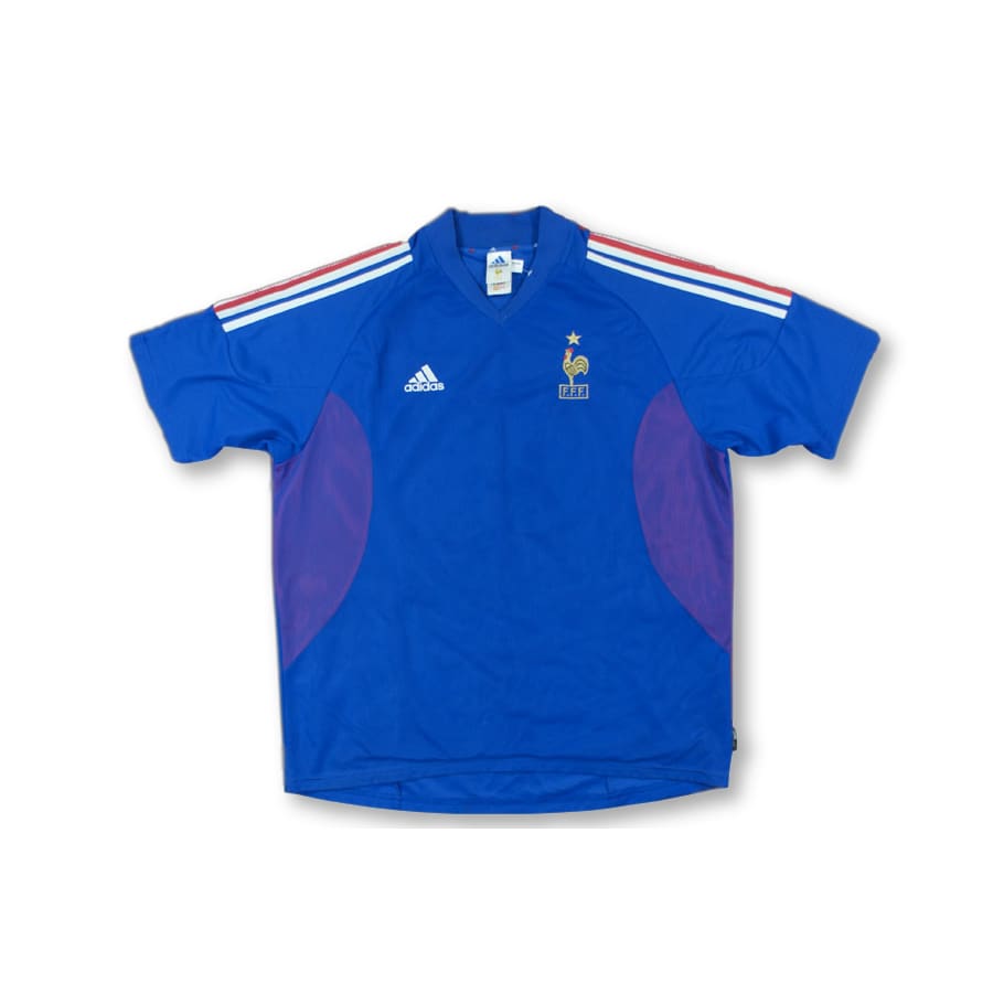 Maillot de football retro Equipe de France 2002-2003 - Adidas - Equipe de France