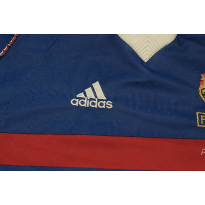 Maillot de football retro Equipe de France dédicace BARTHEZ 1998-1999 - Adidas - Equipe de France