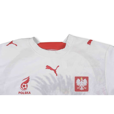 Maillot de football retro équipe de Pologne N°15 SMOLAREK 2008-2009 - Puma - Pologne