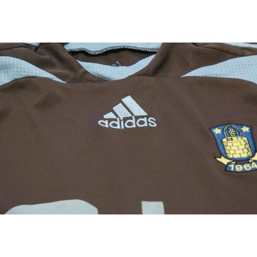 Maillot de football rétro extérieur Brondby IF 2007-2008 - Adidas - Autres championnats