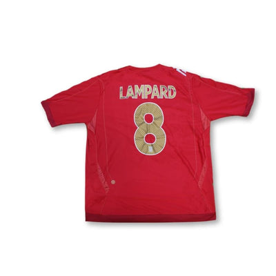 Maillot de football rétro extérieur équipe dAngleterre N°8 LAMPARD 2006-2007 - Umbro - Angleterre