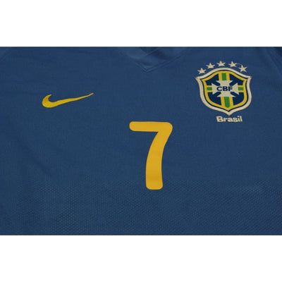 Maillot de football rétro extérieur équipe du Brésil N°7 RAPHAEL SOBIS 2010-2011 - Nike - Brésil