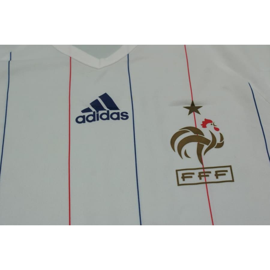 Maillot de football rétro extérieur Equipe de France 2010-2011 - Adidas - Equipe de France
