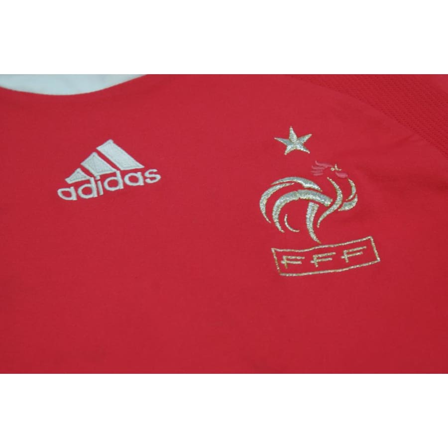 Maillot de football rétro extérieur Equipe de France N°9 BENZEMA 2008-2009 - Adidas - Equipe de France