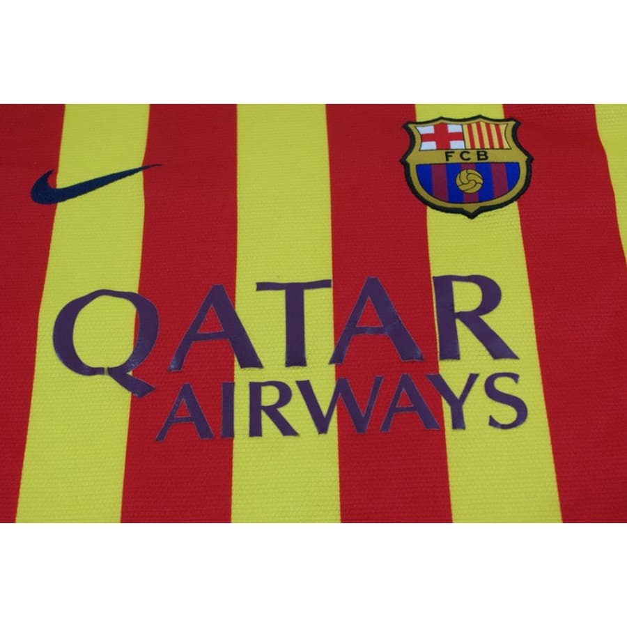 Maillot de football rétro extérieur FC Barcelone N°4 FABREGAS 2013-2014 - Nike - Barcelone