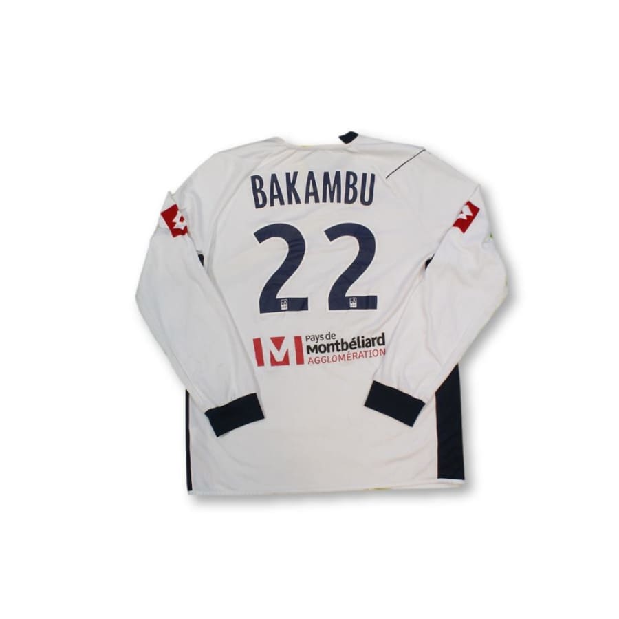 Maillot de football rétro extérieur FC Sochaux-Montbéliard N°22 BAKAMBU 2011-2012 - Lotto - FC Sochaux-Montbéliard