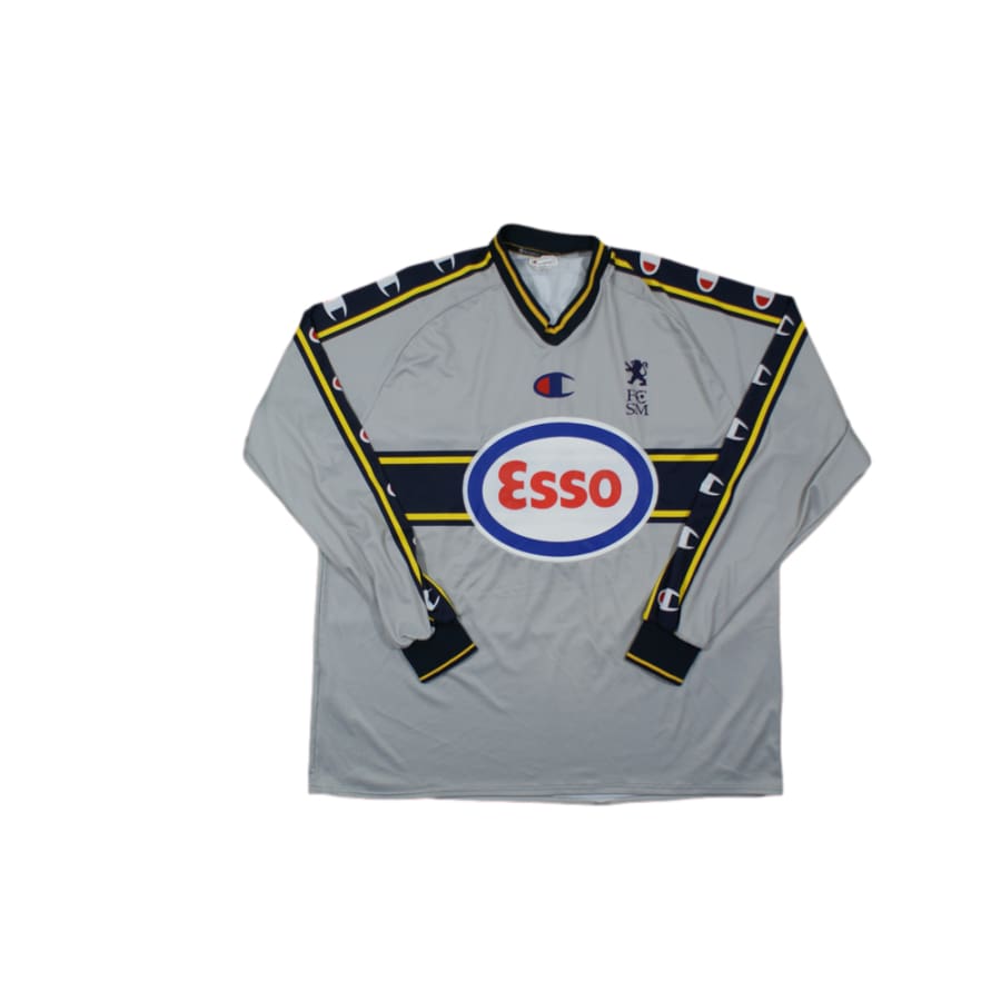 Maillot de football rétro extérieur FC Sochaux-Montbéliard N°4 2002-2003 - Champion - FC Sochaux-Montbéliard