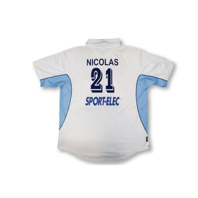 Maillot de football retro extérieur RC Strasbourg Alsace N°21 NICOLAS 2000-2001 - Asics - RC Strasbourg Alsace