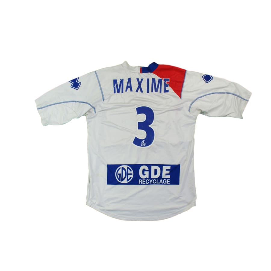 Maillot de football rétro extérieur Stade Malherbe de Caen N°3 MAXIME 2006-2007 - ERREA - SM Caen