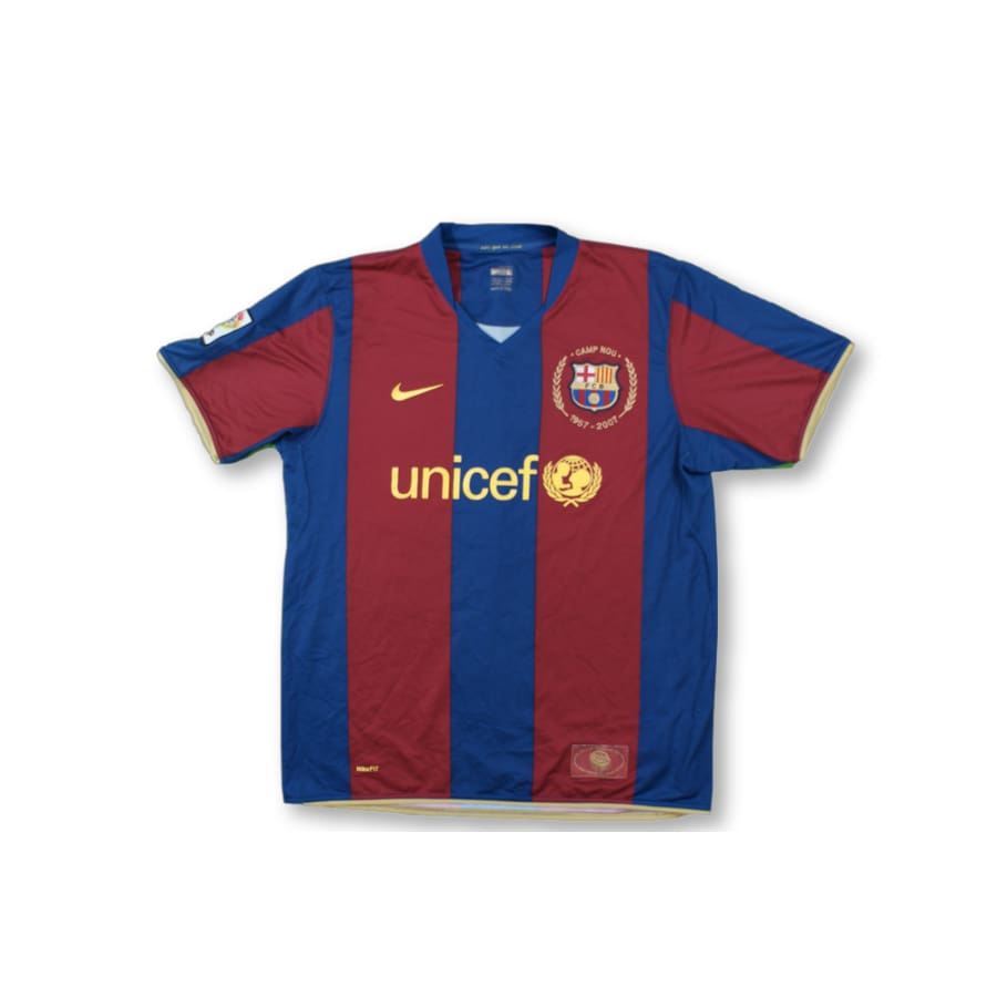 Maillot de football retro FC Barcelone 2007-2008 - Nike - Barcelone