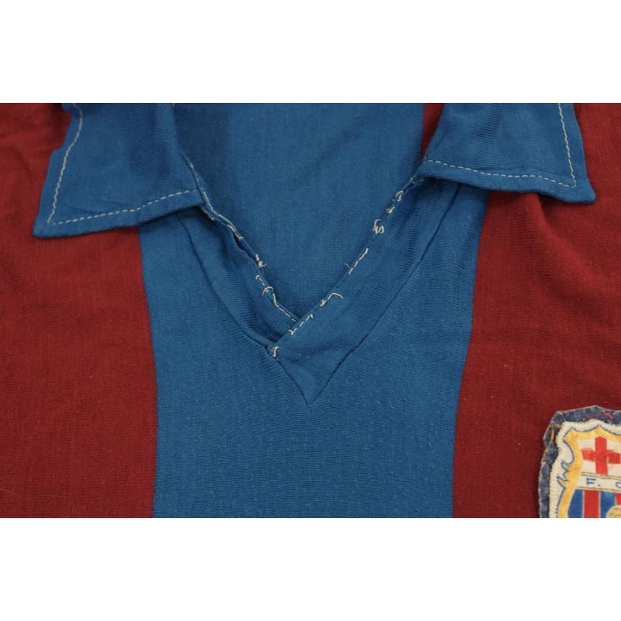 Maillot football FC Barcelone vintage - jouets rétro jeux de société