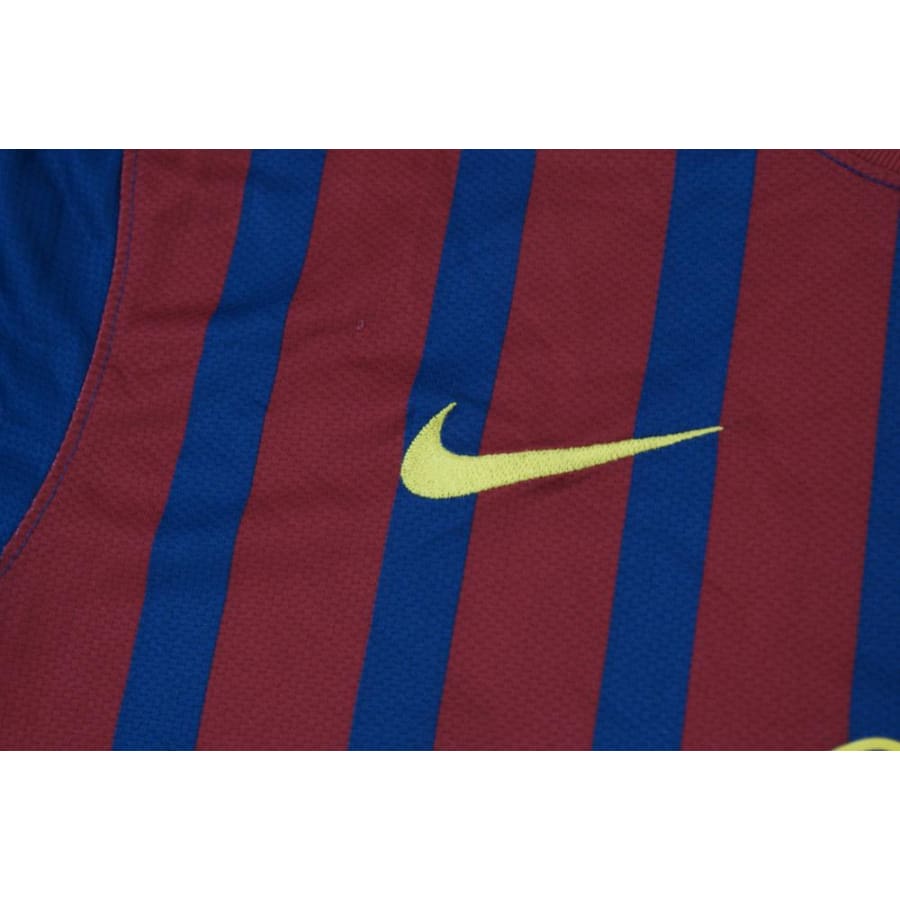 Maillot de football retro FC Barcelone Quatar Foundation 2011-2012 - Nike - Barcelone