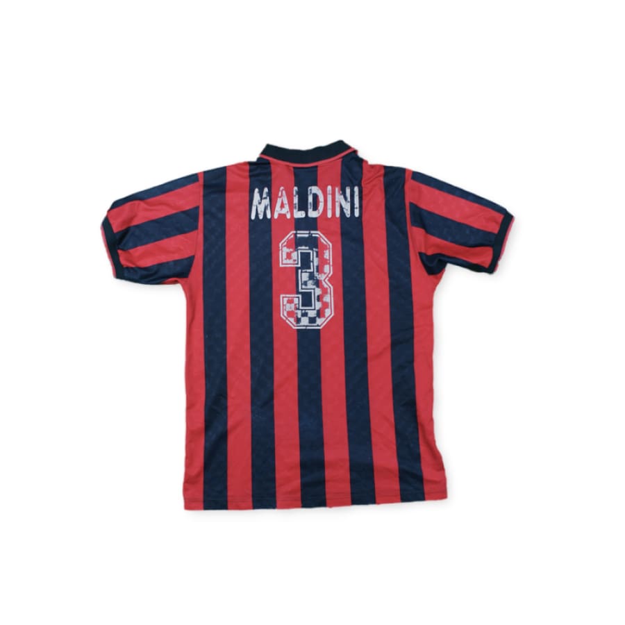 Maillot de football retro Milan AC N°3 MALDINI 1997-1998 - Lotto - Milan AC